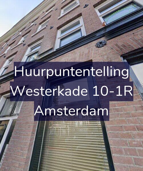 Foto gevel Huurpuntentelling voor Westerkade 10-1R, Amsterdam