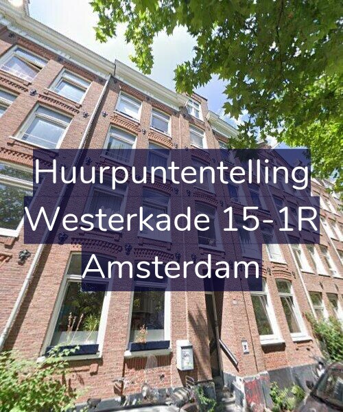 Foto gevel Huurpuntentelling voor Westerkade 15-1R, Amsterdam