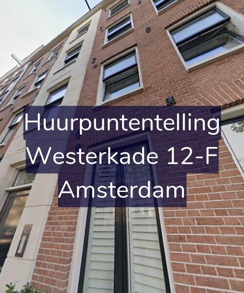 Foto gevel Huurpuntentelling voor Westerkade 12-F, Amsterdam