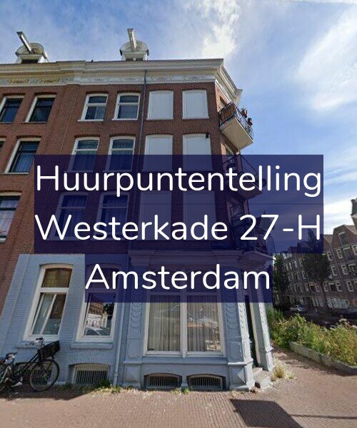 Foto gevel Huurpuntentelling voor Westerkade 27-H, Amsterdam