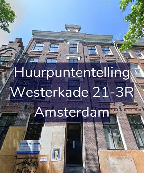 Foto gevel Huurpuntentelling voor Westerkade 21-3R, Amsterdam