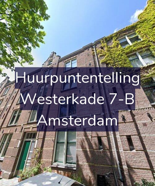 Foto gevel Huurpuntentelling voor Westerkade 7-B, Amsterdam