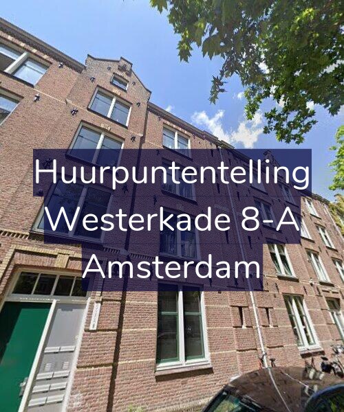 Foto gevel Huurpuntentelling voor Westerkade 8-A, Amsterdam