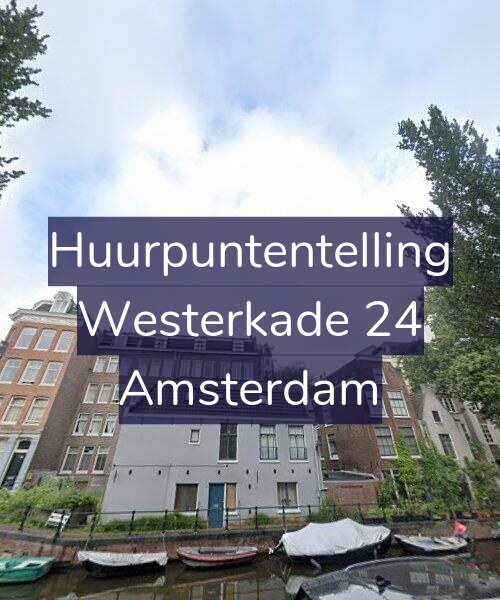Foto gevel Huurpuntentelling voor Westerkade 24, Amsterdam