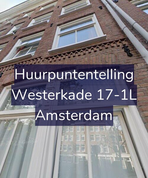 Foto gevel Huurpuntentelling voor Westerkade 17-1L, Amsterdam