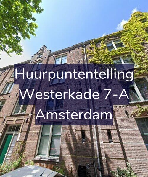 Foto gevel Huurpuntentelling voor Westerkade 7-A, Amsterdam
