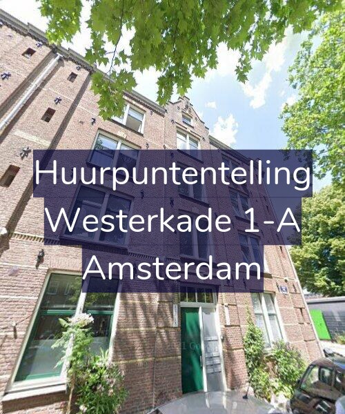 Foto gevel Huurpuntentelling voor Westerkade 1-A, Amsterdam