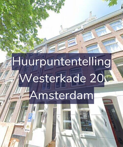 Foto gevel Huurpuntentelling voor Westerkade 20, Amsterdam