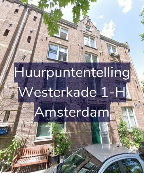 Foto gevel Huurpuntentelling voor Westerkade 1-H, Amsterdam