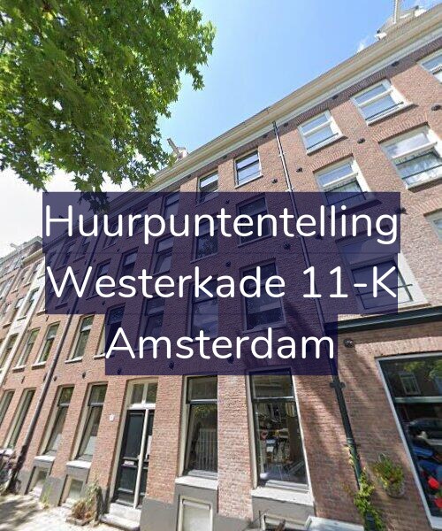 Foto gevel Huurpuntentelling voor Westerkade 11-K, Amsterdam