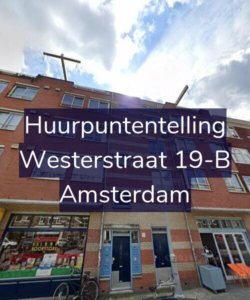 Foto gevel Huurpuntentelling voor Westerstraat 19-B, Amsterdam