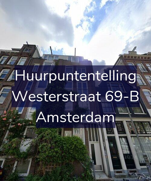 Foto gevel Huurpuntentelling voor Westerstraat 69-B, Amsterdam