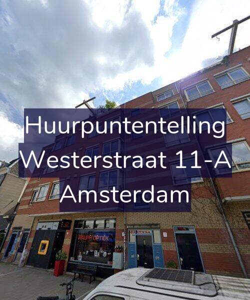Foto gevel Huurpuntentelling voor Westerstraat 11-A, Amsterdam
