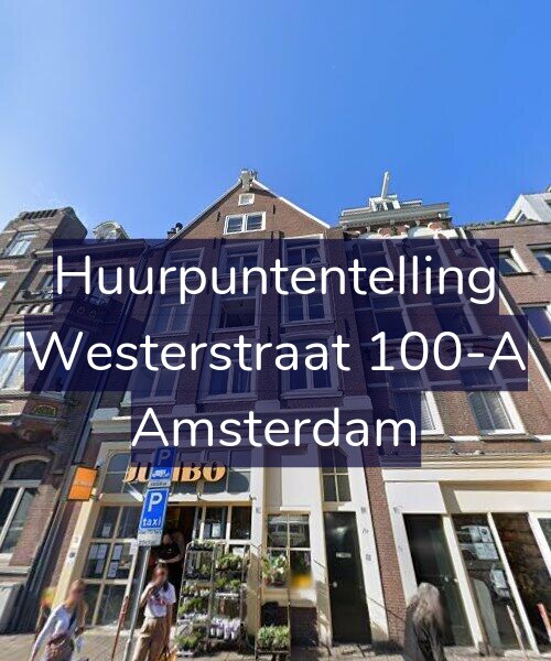 Foto gevel Huurpuntentelling voor Westerstraat 100-A, Amsterdam