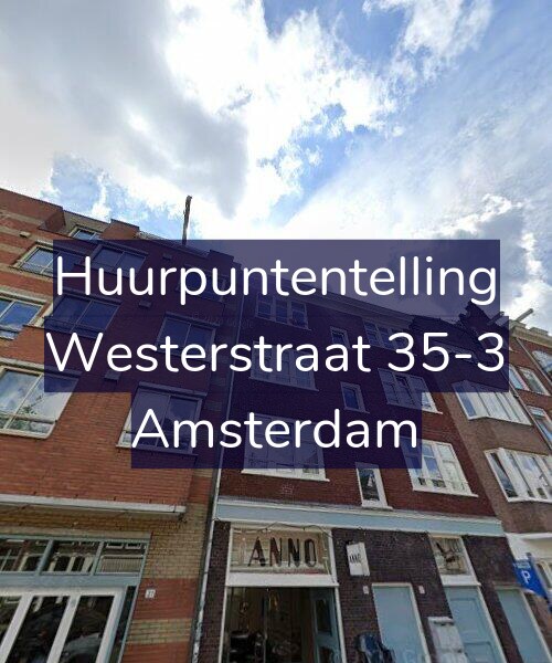Foto gevel Huurpuntentelling voor Westerstraat 35-3, Amsterdam