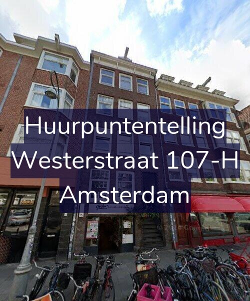 Foto gevel Huurpuntentelling voor Westerstraat 107-H, Amsterdam