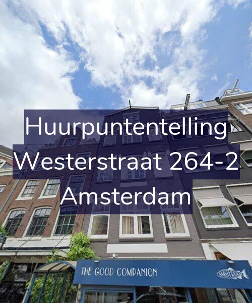 Foto gevel Huurpuntentelling voor Westerstraat 264-2, Amsterdam