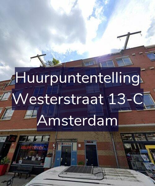 Foto gevel Huurpuntentelling voor Westerstraat 13-C, Amsterdam