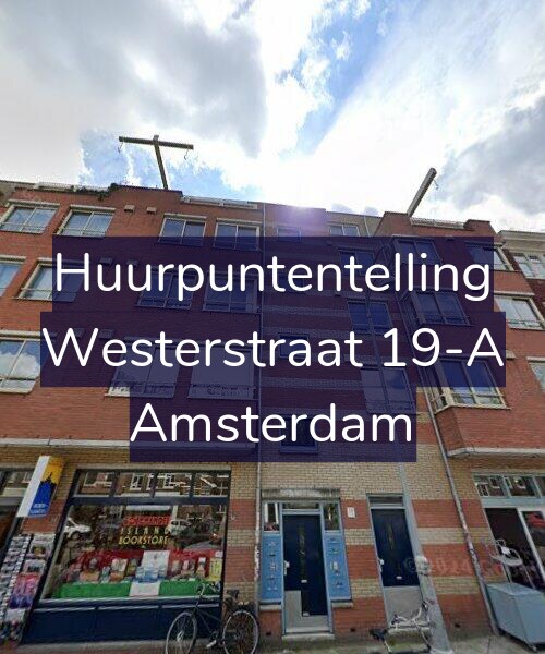 Foto gevel Huurpuntentelling voor Westerstraat 19-A, Amsterdam