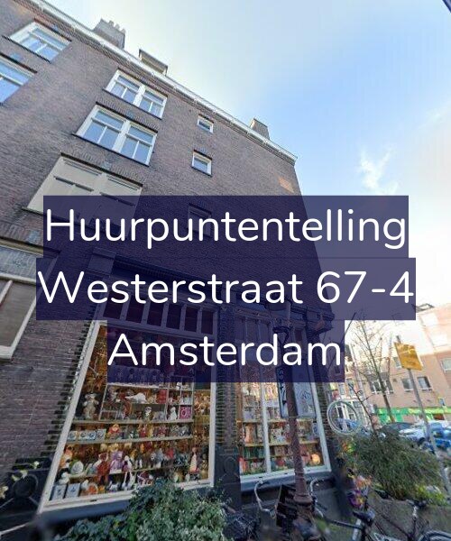 Foto gevel Huurpuntentelling voor Westerstraat 67-4, Amsterdam