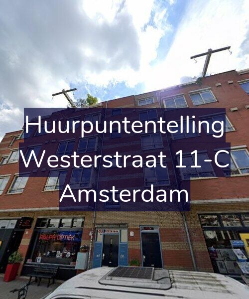 Foto gevel Huurpuntentelling voor Westerstraat 11-C, Amsterdam