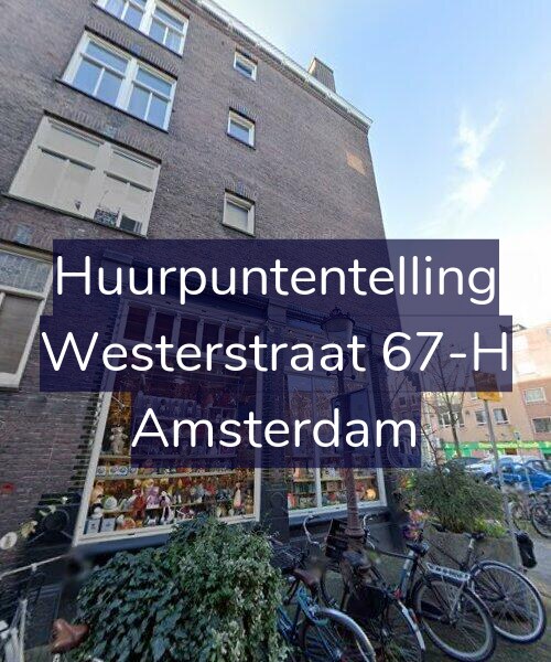 Foto gevel Huurpuntentelling voor Westerstraat 67-H, Amsterdam