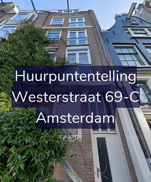 Foto gevel Huurpuntentelling voor Westerstraat 69-C, Amsterdam