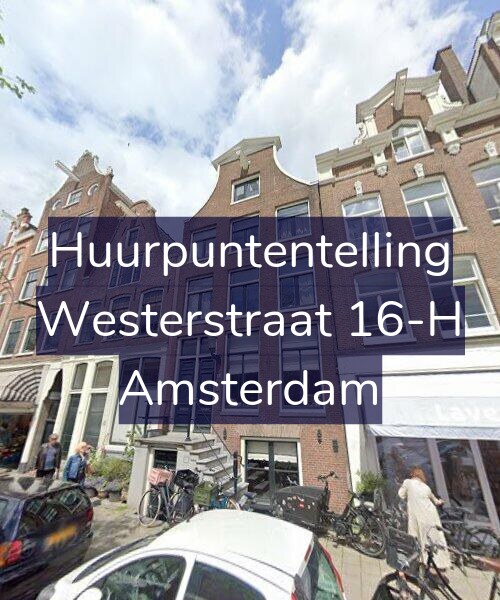 Foto gevel Huurpuntentelling voor Westerstraat 16-H, Amsterdam