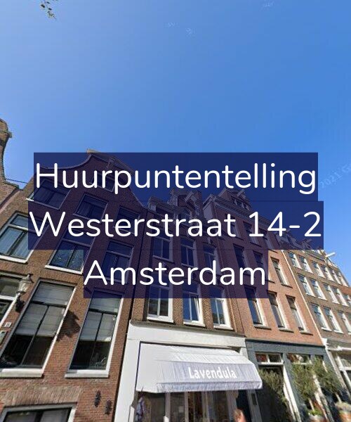 Foto gevel Huurpuntentelling voor Westerstraat 14-2, Amsterdam