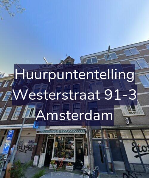 Foto gevel Huurpuntentelling voor Westerstraat 91-3, Amsterdam