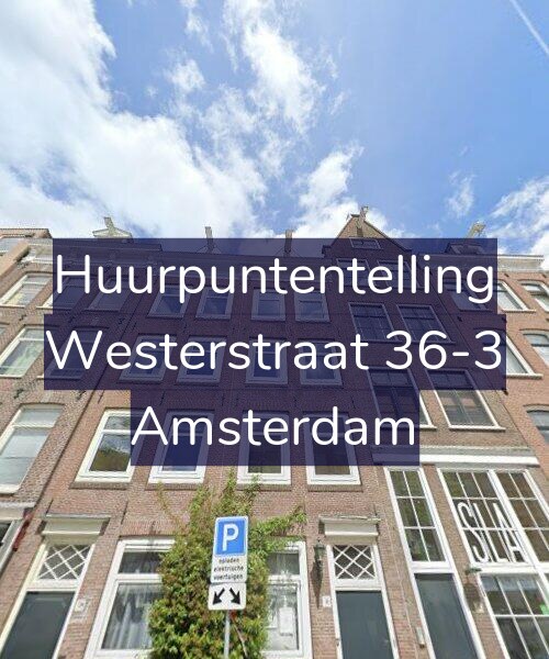 Foto gevel Huurpuntentelling voor Westerstraat 36-3, Amsterdam