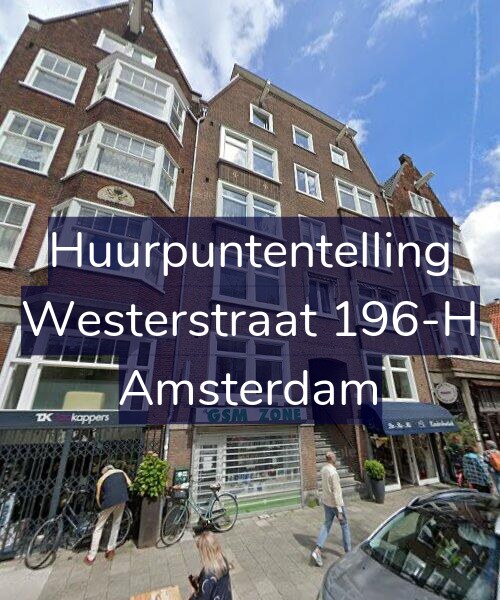 Foto gevel Huurpuntentelling voor Westerstraat 196-H, Amsterdam