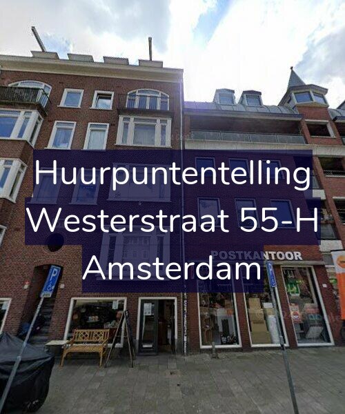 Foto gevel Huurpuntentelling voor Westerstraat 55-H, Amsterdam