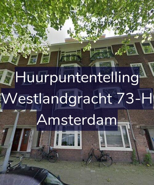 Foto gevel Huurpuntentelling voor Westlandgracht 73-H, Amsterdam