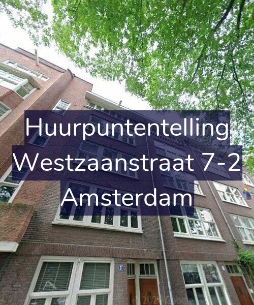 Foto gevel Huurpuntentelling voor Westzaanstraat 7-2, Amsterdam