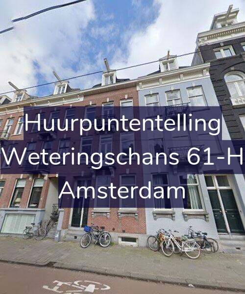 Foto gevel Huurpuntentelling voor Weteringschans 61-H, Amsterdam