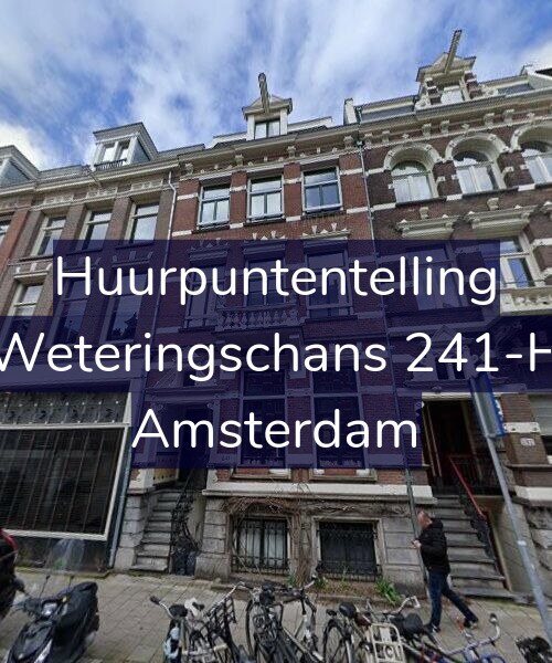 Foto gevel Huurpuntentelling voor Weteringschans 241-H, Amsterdam