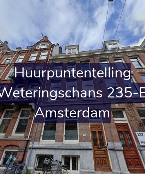 Foto gevel Huurpuntentelling voor Weteringschans 235-B, Amsterdam