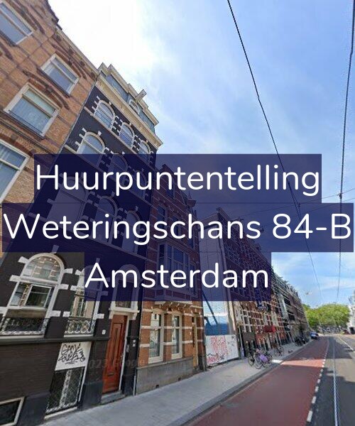 Foto gevel Huurpuntentelling voor Weteringschans 84-B, Amsterdam