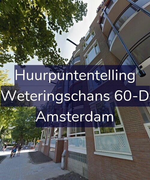 Foto gevel Huurpuntentelling voor Weteringschans 60-D, Amsterdam