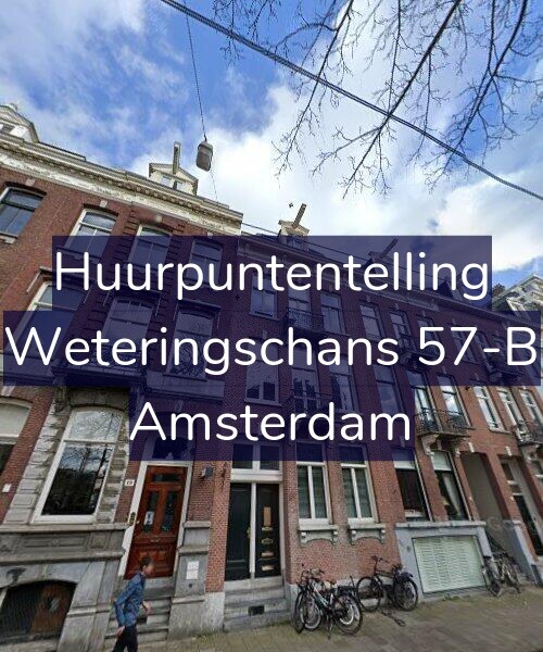 Foto gevel Huurpuntentelling voor Weteringschans 57-B, Amsterdam