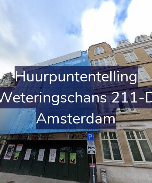 Foto gevel Huurpuntentelling voor Weteringschans 211-D, Amsterdam
