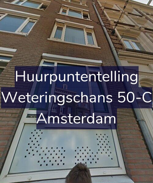 Foto gevel Huurpuntentelling voor Weteringschans 50-C, Amsterdam