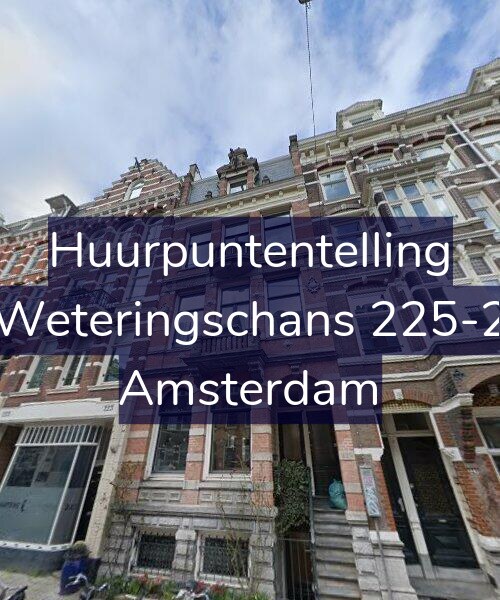 Foto gevel Huurpuntentelling voor Weteringschans 225-2, Amsterdam