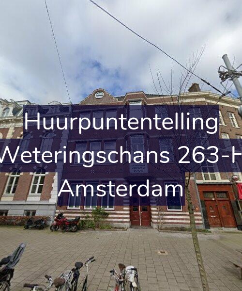 Foto gevel Huurpuntentelling voor Weteringschans 263-H, Amsterdam