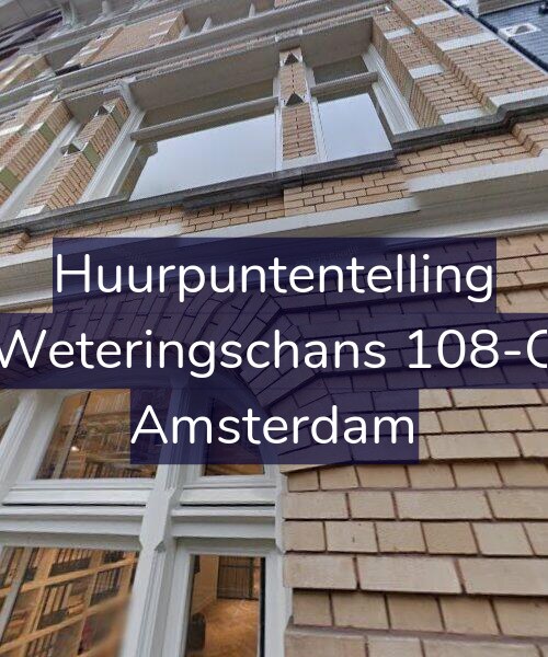 Foto gevel Huurpuntentelling voor Weteringschans 108-C, Amsterdam
