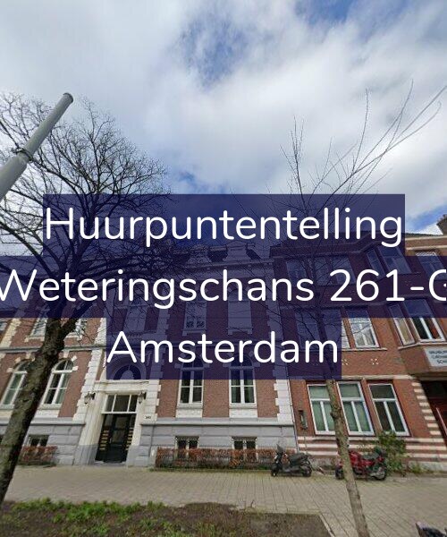 Foto gevel Huurpuntentelling voor Weteringschans 261-G, Amsterdam