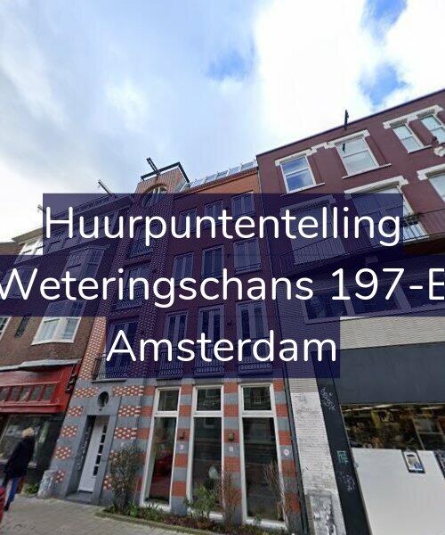 Foto gevel Huurpuntentelling voor Weteringschans 197-B, Amsterdam