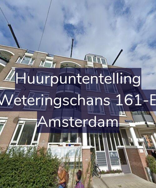 Foto gevel Huurpuntentelling voor Weteringschans 161-B, Amsterdam