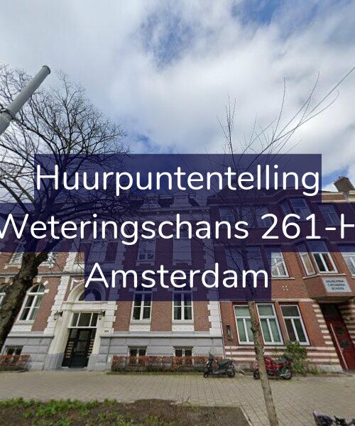 Foto gevel Huurpuntentelling voor Weteringschans 261-H, Amsterdam